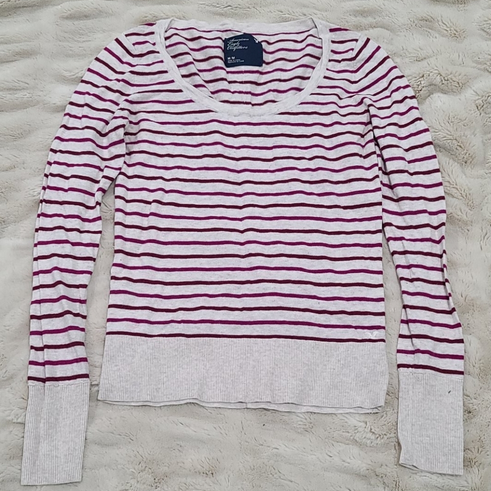 EUC American Eagle Striped Sweater